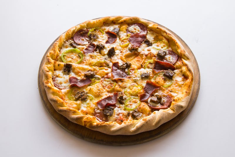 White truffle pizza from Dewey's signature menu